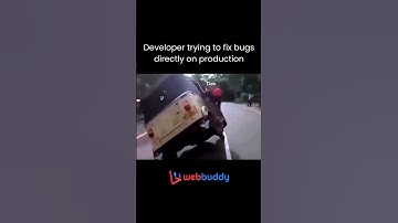 Developer trying to fix bugs directly on production