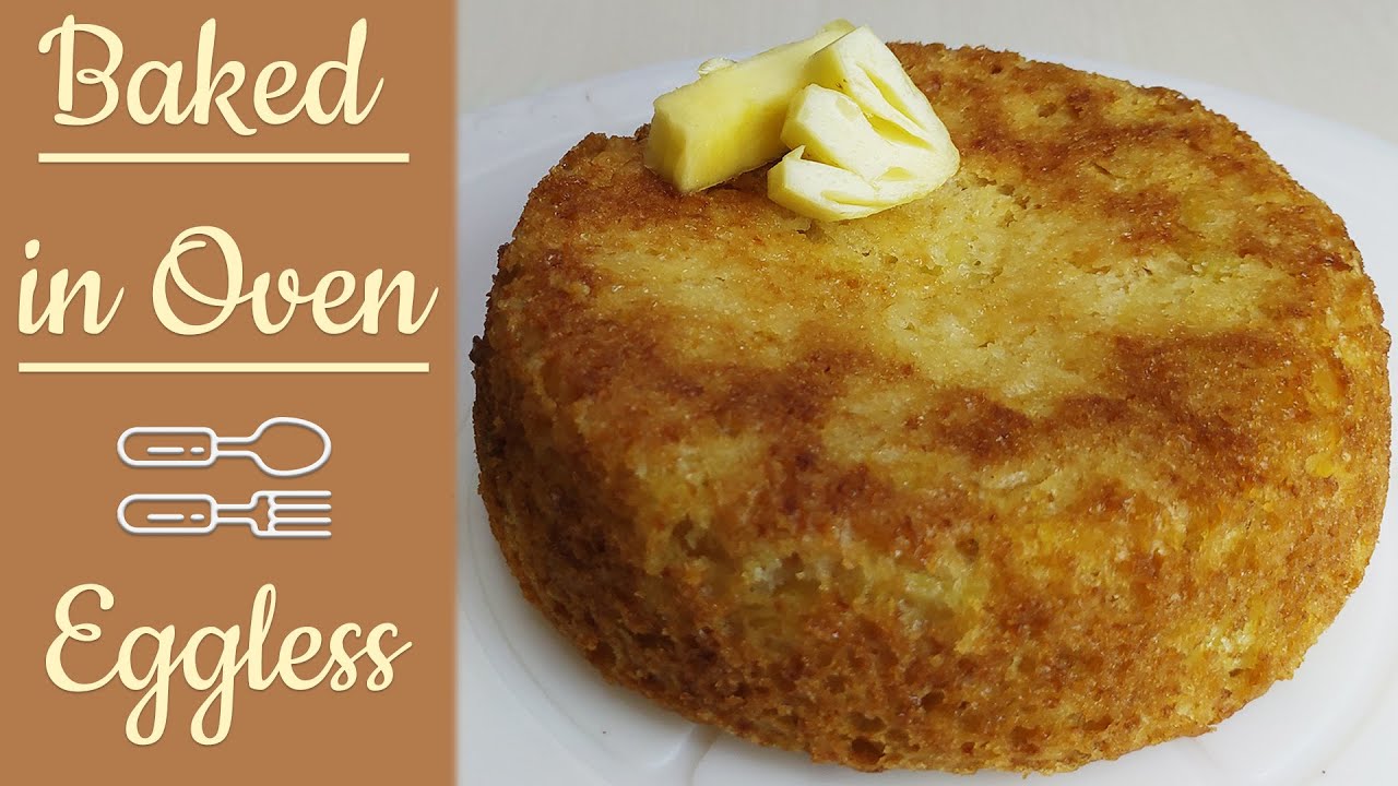 Pineapple sponge cake recipe in OTG Oven without Egg Easy
