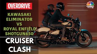 Cruiser Clash: Kawasaki Eliminator vs. Royal Enfield Shotgun650  Ultimate Showdown | CNBC TV18