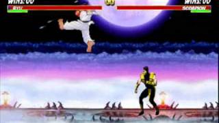 Ryu Vs Scorpion