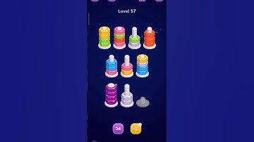 Nut sort Level 57 #games #gaming #gameplay #viral #music #tyson