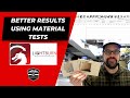 Use the material test tool in lightburn for better results with your laser