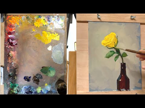 Video: Sådan Maler Du En Rose
