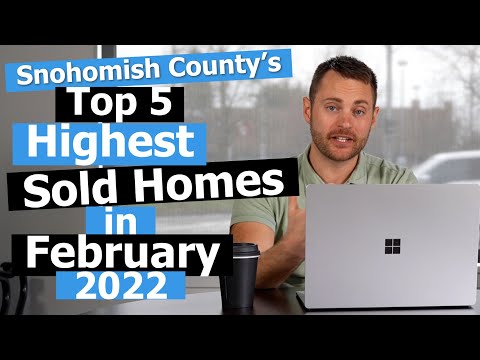 Top 5 Most Expensive Snohomish County Home Sales In February 2022