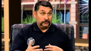 DTV Councilman Valenzuela talks with retired Fire Chief Bob Khan