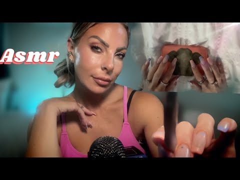 ASMR Whispering & SOFT DELICATE ASMR Sounds From Makeup Pallets For DEEP Sleep
