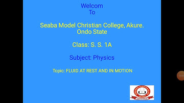 Fluid at rest and in motion