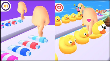 Crushy Fingers - ASMR Gameplay Walkthrough - All Levels (IOS, Android) @KindlyKeyin