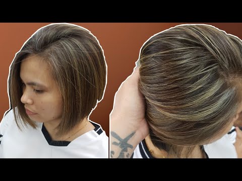 ash blonde highlights and textured short hairstyle  Gleam Hair Studio   BEST Hair Salon 