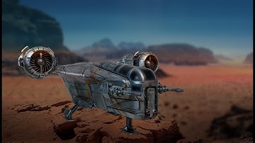 3D Printed Razor Crest - The Mandalorian