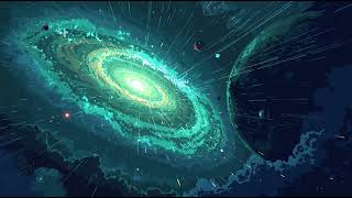 Teal Nebula & Planets Wallpaper 4K