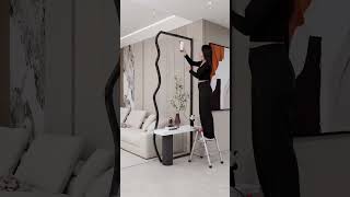 part 52.Unique Curved Partition Design 😍 Must See!#shorts #decorideas #viral