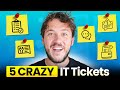 5 Real IT Tickets I Solved Last Week (Sysadmin Life)