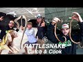RATTLESNAKE CATCH and COOK (Venomous)