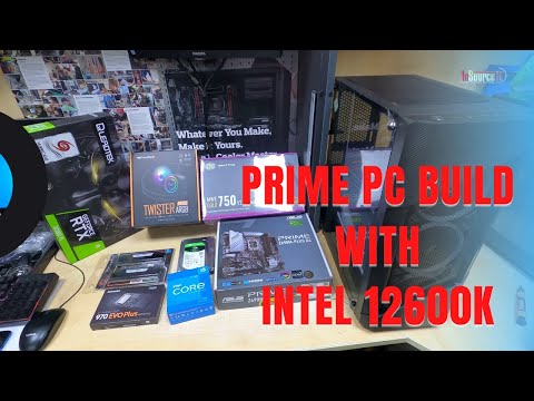 Prime PC Build with Asus Z690M Prime plus & Intel Core i5 12600k