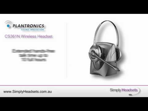 Plantronics CS361N Wireless Headset Video Overview
