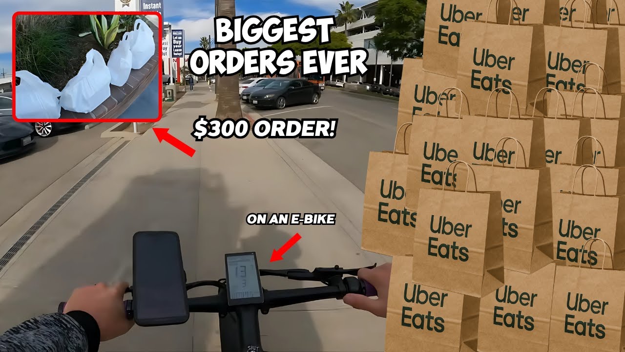 Мои самые большие заказы в жизни: доставка на велосипеде