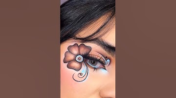 How To Do Flower Eye Makeup - Step by Step Guide #makeup #makeuptutorial #eyemakeup #shorts #youtube