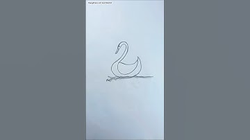 How to draw goose with number 2 | #drawingtutorial #easydrawing #pencildrawing #sketch #art #shorts