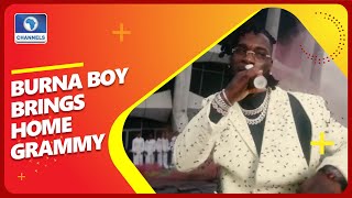 Burna Boy Breaks The Glass Ceiling As He Brings Home A Grammy