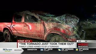 Autauga Co. family loses homes to EF-3 tornado