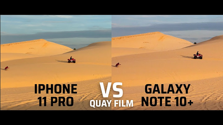 So sánh iphone 11 pro và note 10