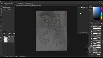 Digital inking tutorial in Adobe photoshop