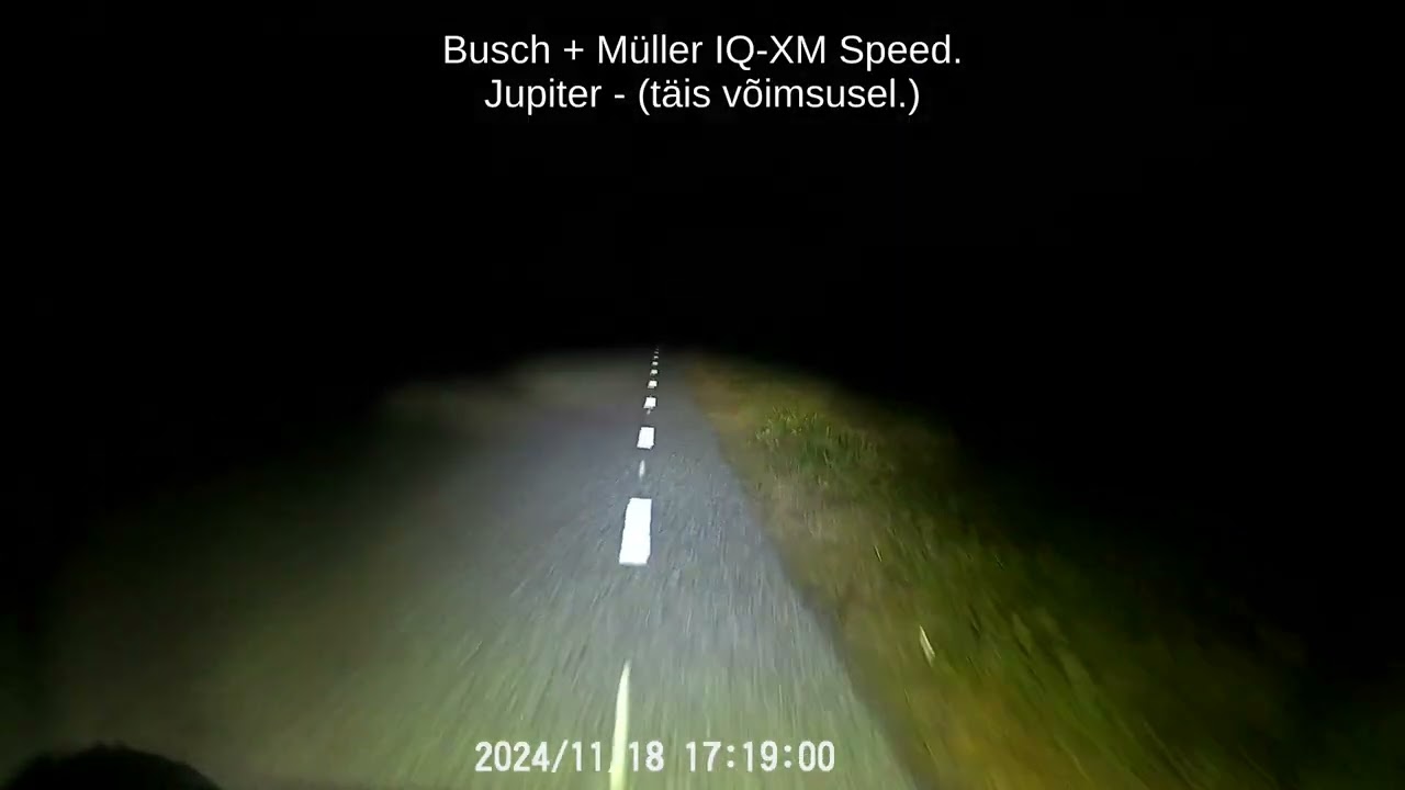 Bush + Müller iq-xm speed, koos jupiter tuledega vs. üksi.