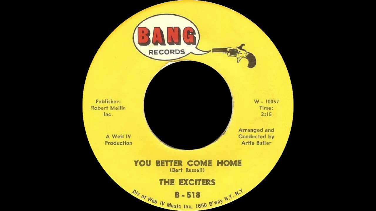 The Exciters - You Better Come Home