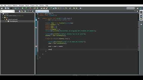 Calcular el promedio de edad de N alumnos en eclipse