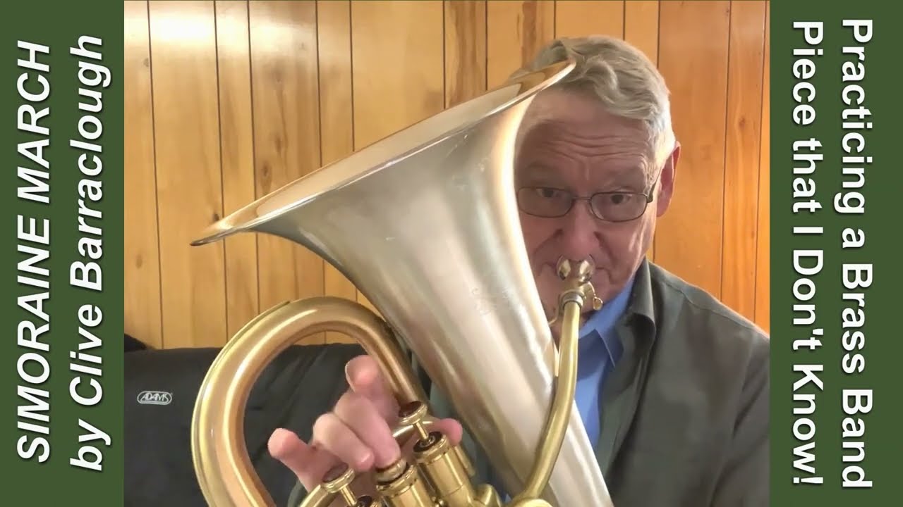 Euphonium Practice "Simoraine" March by Clive Barraclough Play Demo
