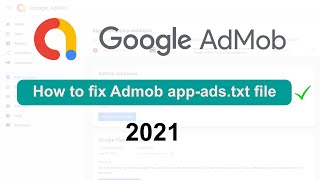 How to fix Admob app ads.txt file 2021 || Admob app ads txt file problem solve Hindi tutorial