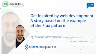 Qt Embedded Days - Get inspired by web development: A story based on the example of the Flux pattern