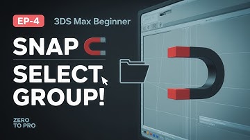 Master Snap, Select & Group Tools in 3ds Max for Architecture | S2E4 Free Course