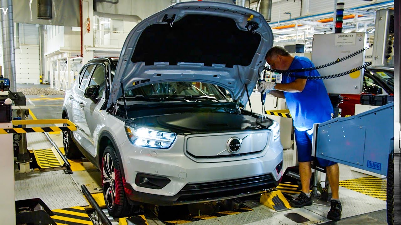 2022 Volvo XC40 Recharge Production in Ghent, Belgium