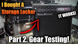 Storage Locker Guitar and Amp Testing!