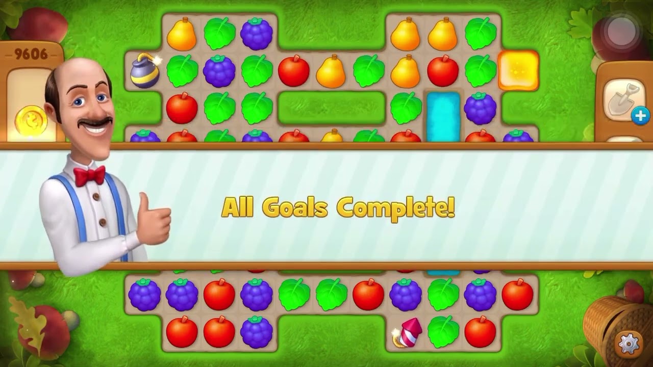 Gardenscapes Level 9606