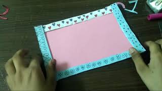 happy new year card with paper and washi tape ll #@Study and craft with aachal ll #aachal screenshot 5