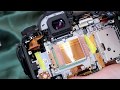 Canon EOS 7D: Repairing the card reader..