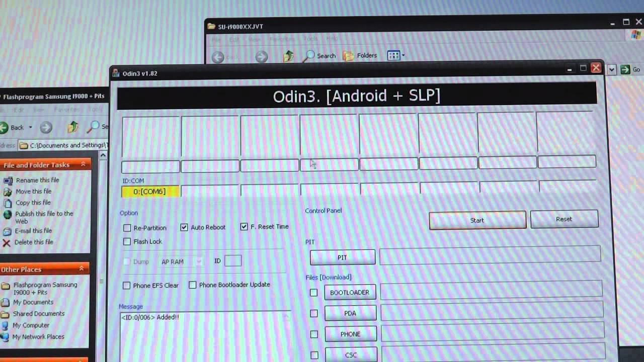 How to flash STOCK Samsung Galaxy S GT-I9000 firmware - By TotallydubbedHD  - YouTube
