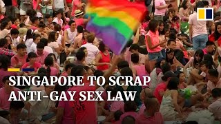 Singapore to scrap anti-gay sex law, but upholds ban on same-sex marriage