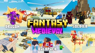 Kombinasi Addons Fantasy Medieval Terbaru! MCPE 1.26+ | Minecraft Bedrock