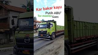 Hino 500 truk besar panjang tor monitor putih Abu abu#shorts #truck