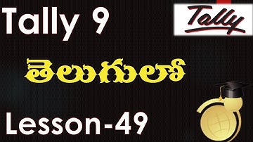 Payroll in Tally Part 2 - Telugu-Lesson-49