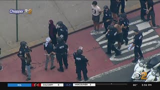 Arrests Made At Midtown Protest Over Crisis In Middle East