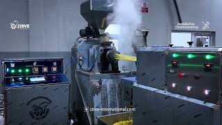 PUFFED CORN CHIPS PRODUCTION LINE LC203 by Zirve #SnackProduction