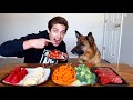 ASMR My German Shepherd Reviewing Different Types of Food!