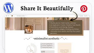 How to add a Pinterest in WordPress (Social Connect)