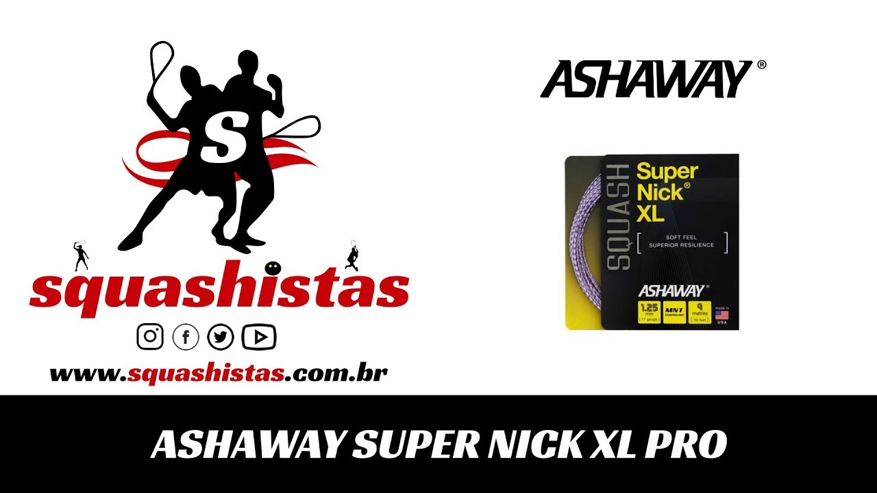 Ashaway SuperNick XL Pro | Review (PT/EN) #90''