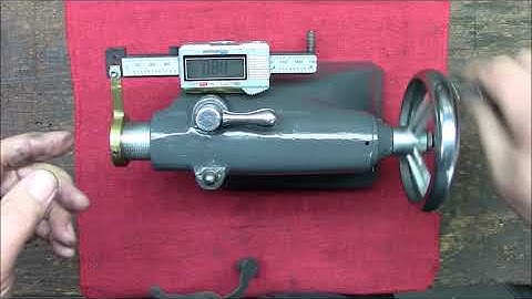 Poor Mans Tailstock DRO